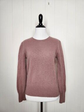Naadam Mink Pink Tan The Original Cashmere Sweater Women's Size XS
